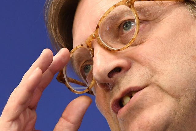 European Parliament’s Brexit coordinator Guy Verhofstadt