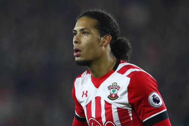 Van Dijk has asked for a move away from the club