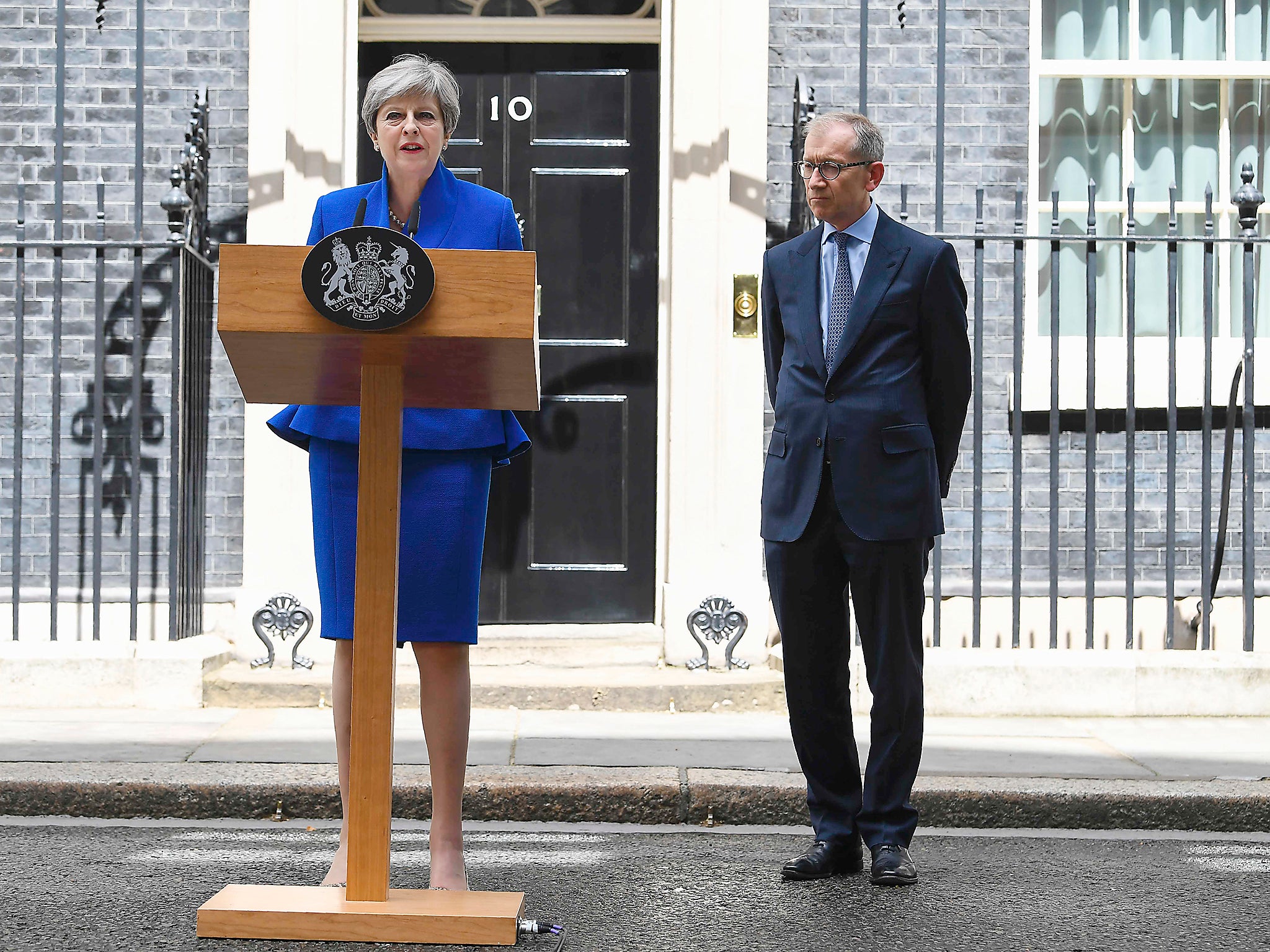 Theresa May clung to power by asking the DUP to support her Conservative minority government