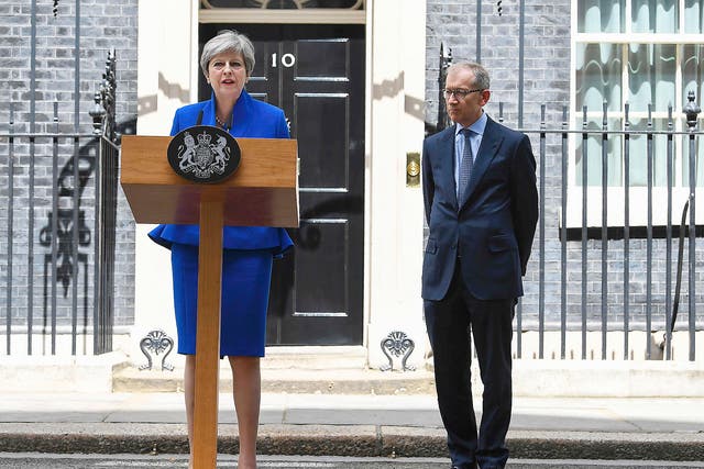 Theresa May clung to power by asking the DUP to support her Conservative minority government