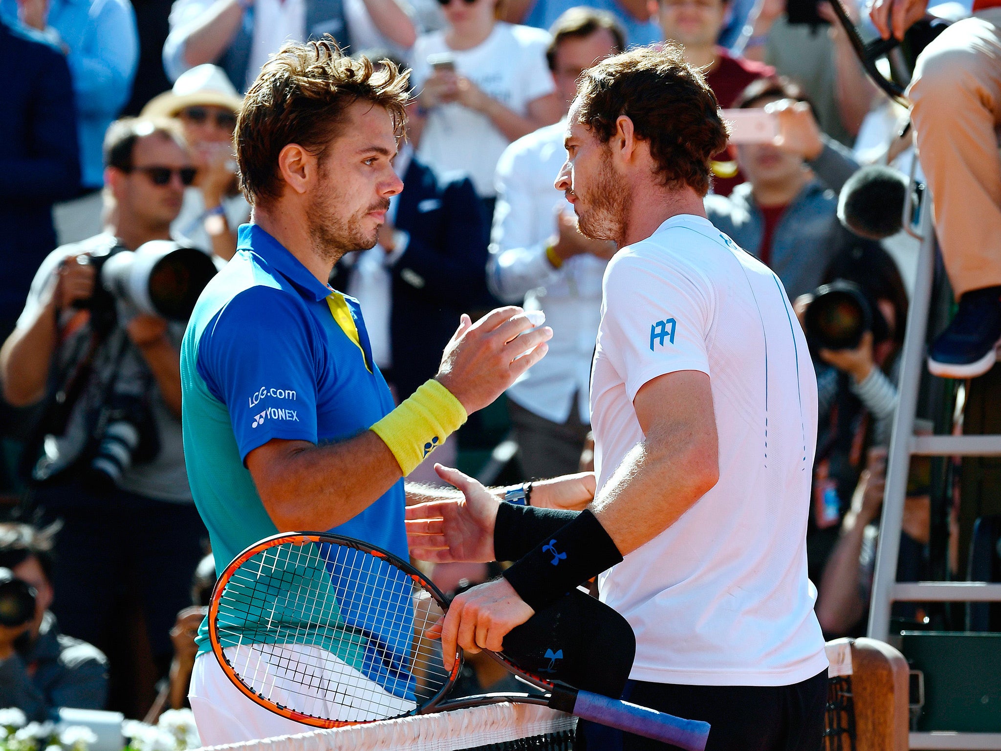 Andy Murray toiled for four hours and 34 minutes but was ultimately beaten