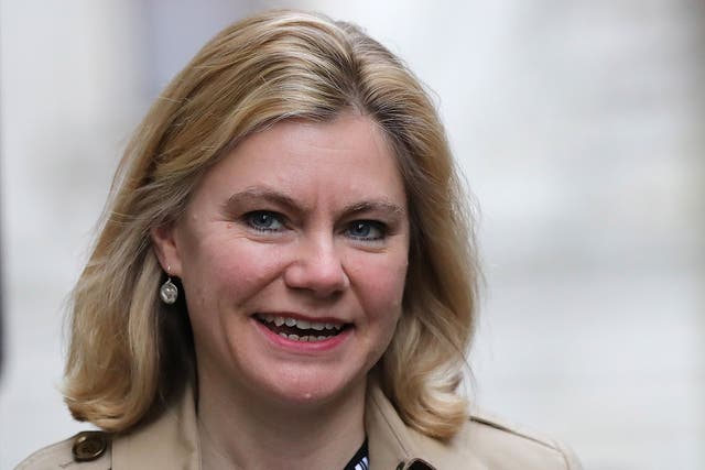 Secretary of State for Education Justine Greening arrives for a cabinet meeting at 10 Downing Street on March 29, 2017