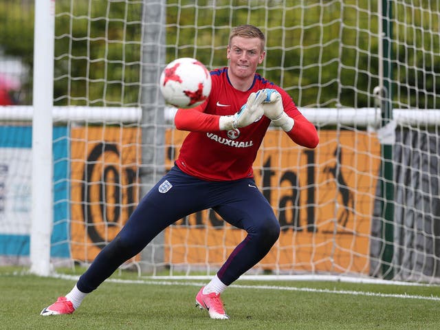 Jordan Pickford is preparing for England Under-21's campaign in Poland