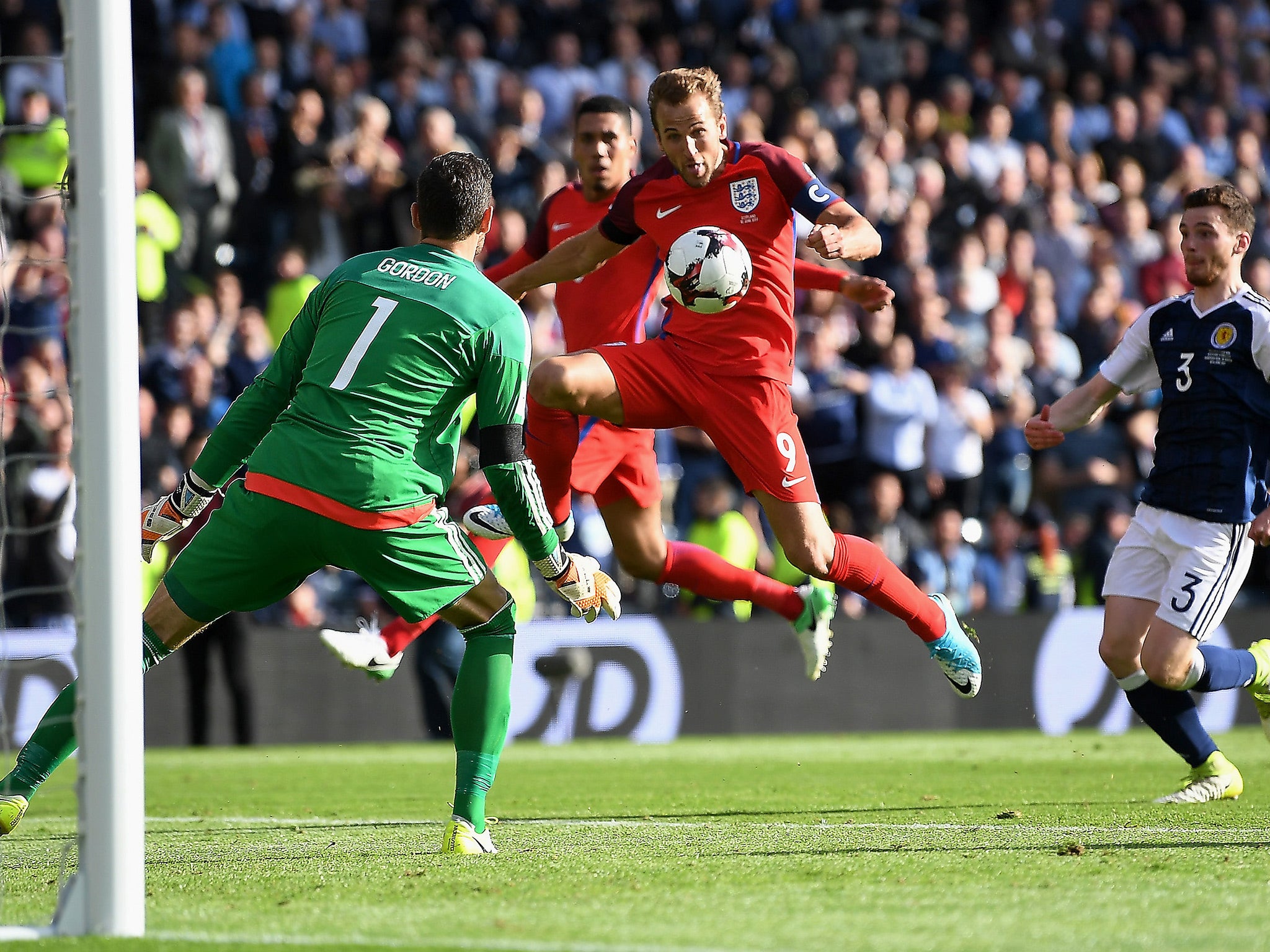Harry Kane finished with aplomb to rescue England's long unbeaten record