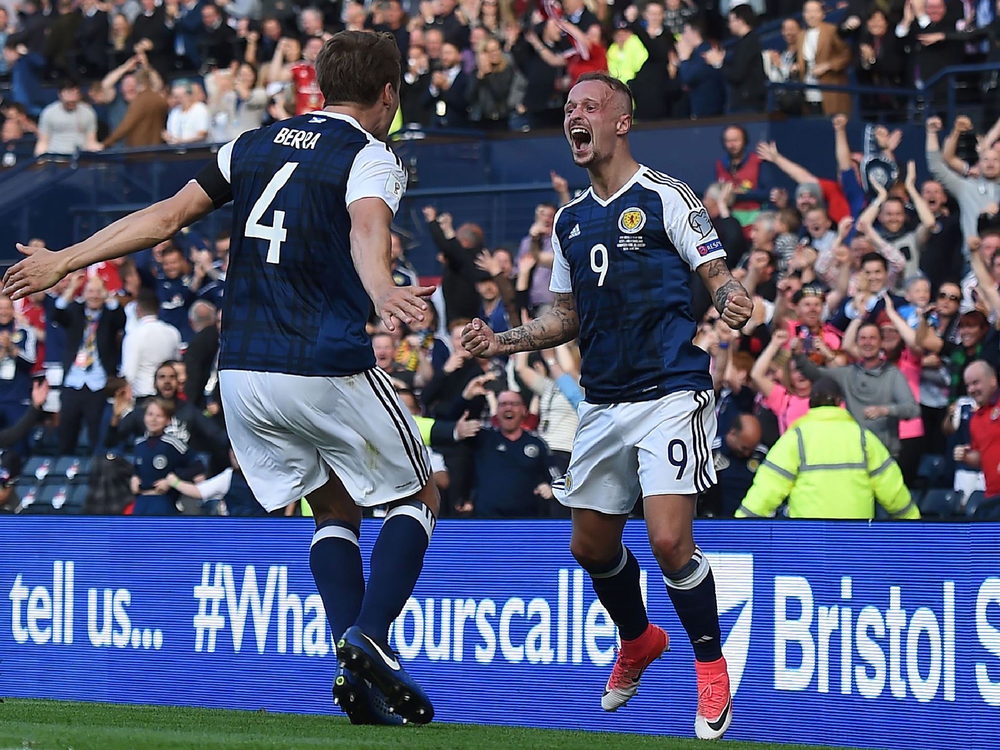 Griffiths' late strikes had Hampden rocking