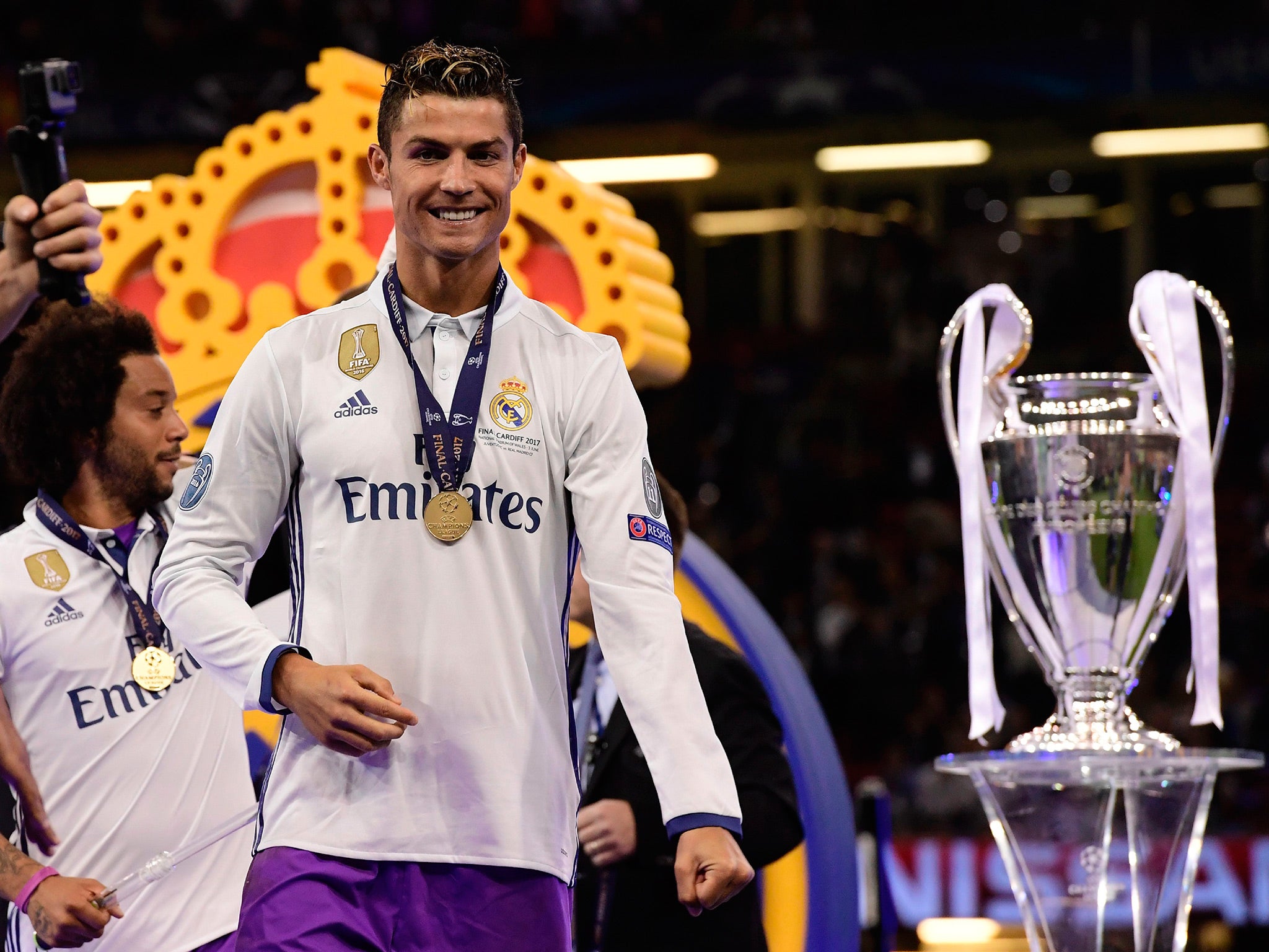 Cristiano Ronaldo inspired Real Madrid to victory in the Champions League final in Cardiff