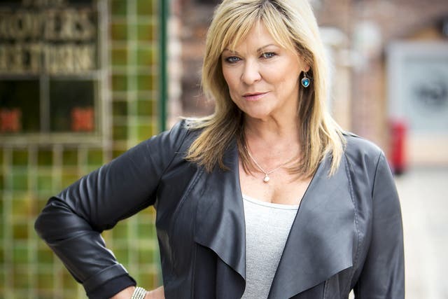 Erica Holroyd, as played by Claire King in Coronation Street