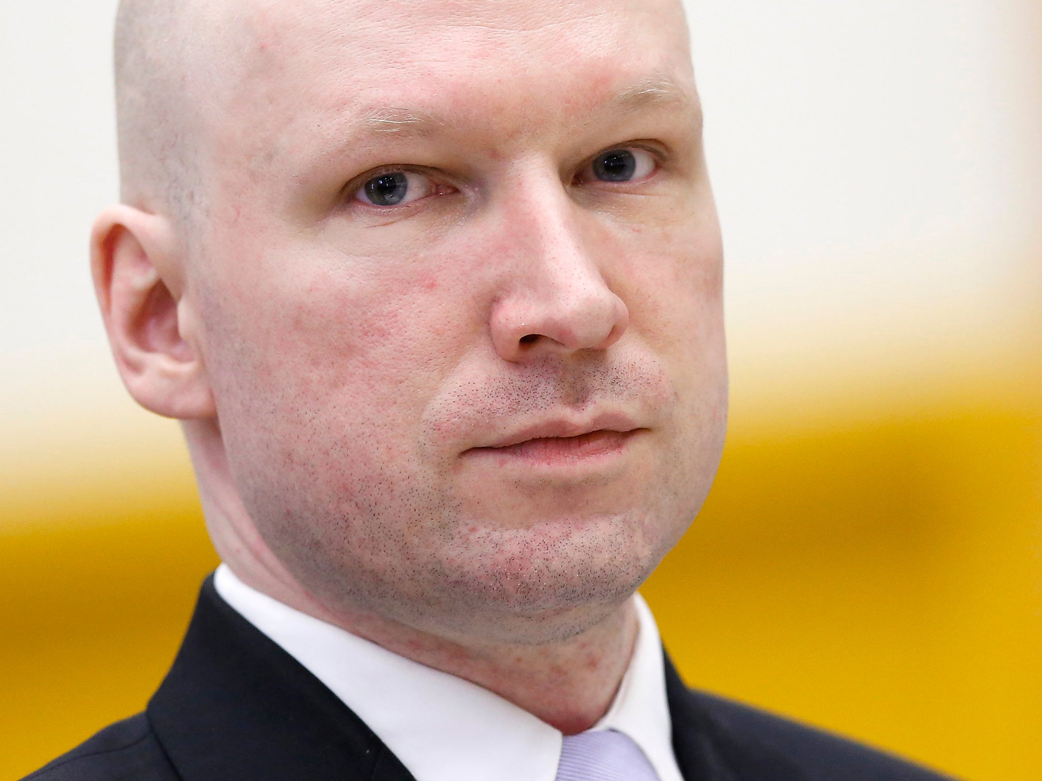 Breivik has never shown remorse for his crimes