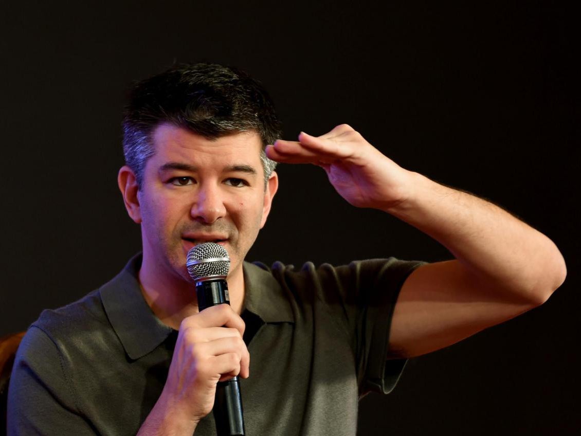 Uber co-founder and CEO Travis Kalanick