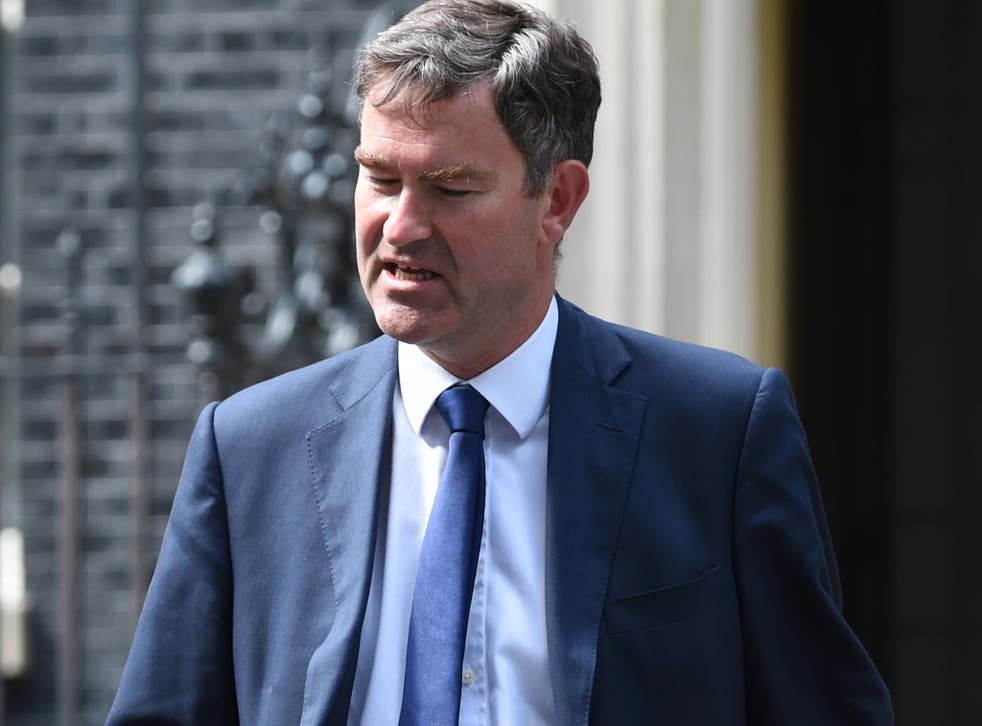 David Gauke, who has been appointed Works and Pensions Secretary, leaves 10 Downing Street