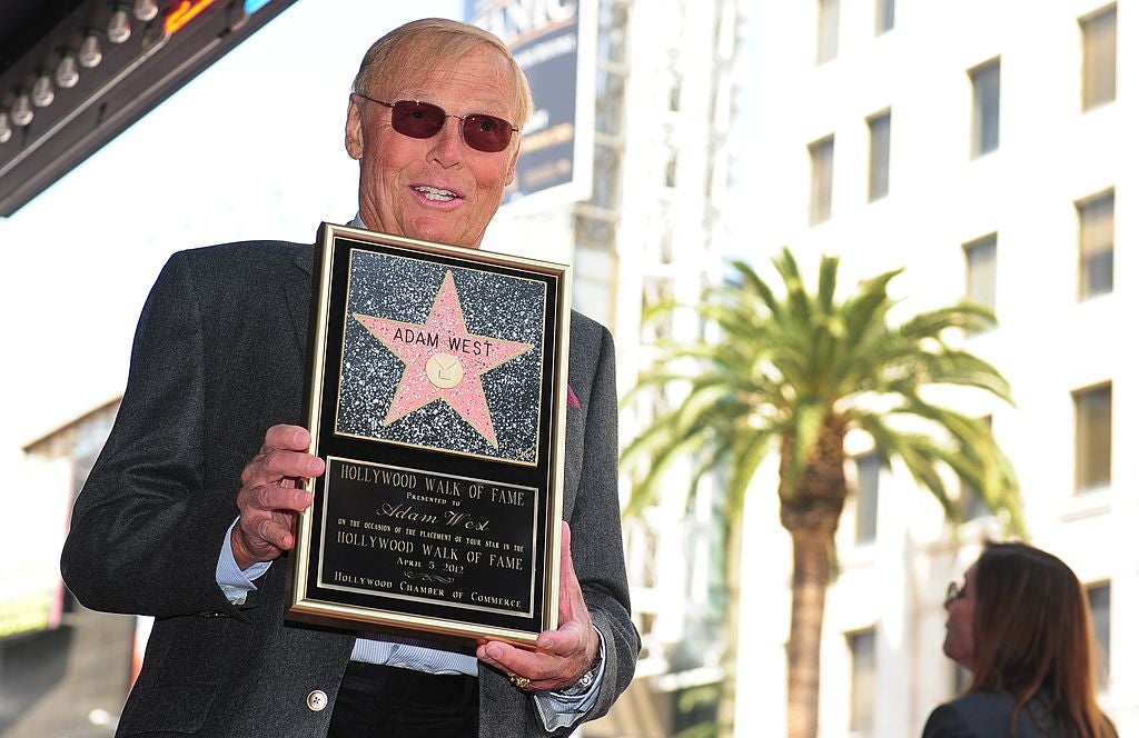 West with his Hollywood Walk of Fame star in 2012 (AFP/Getty)