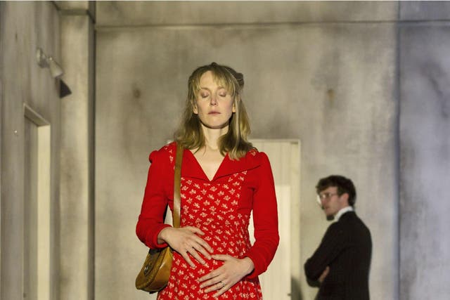 Hattie Morahan mesmerises as Carol, aloof in the misery of the guardedly desperate housewife