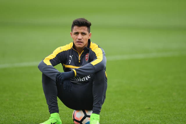 Alexis Sanchez has refused to commit himself to Arsenal