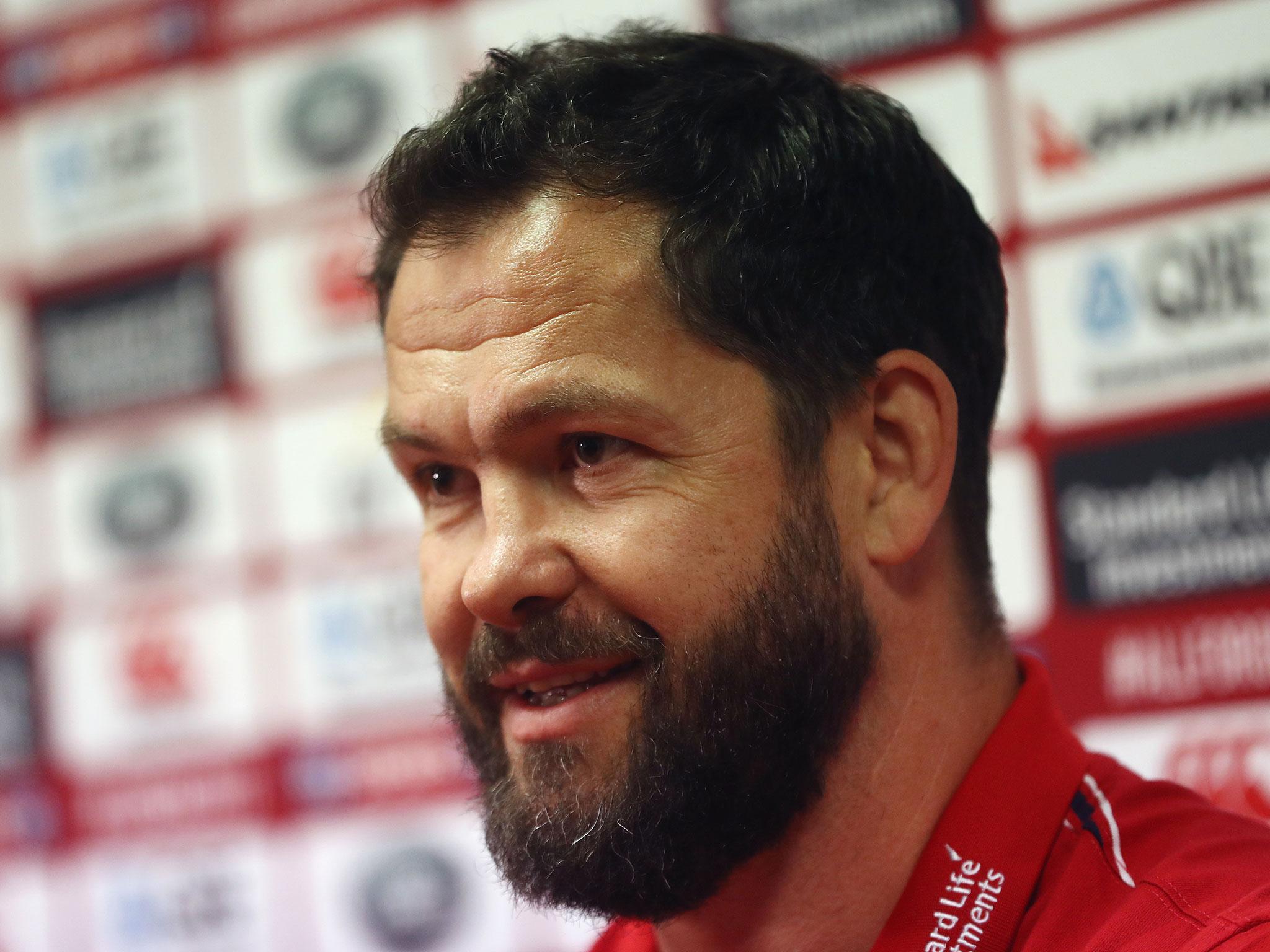 Andy Farrell wants to see an improvement from the Lions in Dunedin