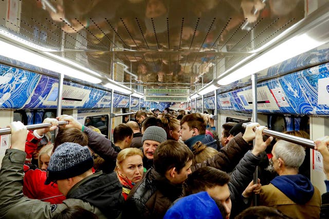 Support rail: Moscow is gearing up its metro for the pressures of the World Cup it is hosting next year