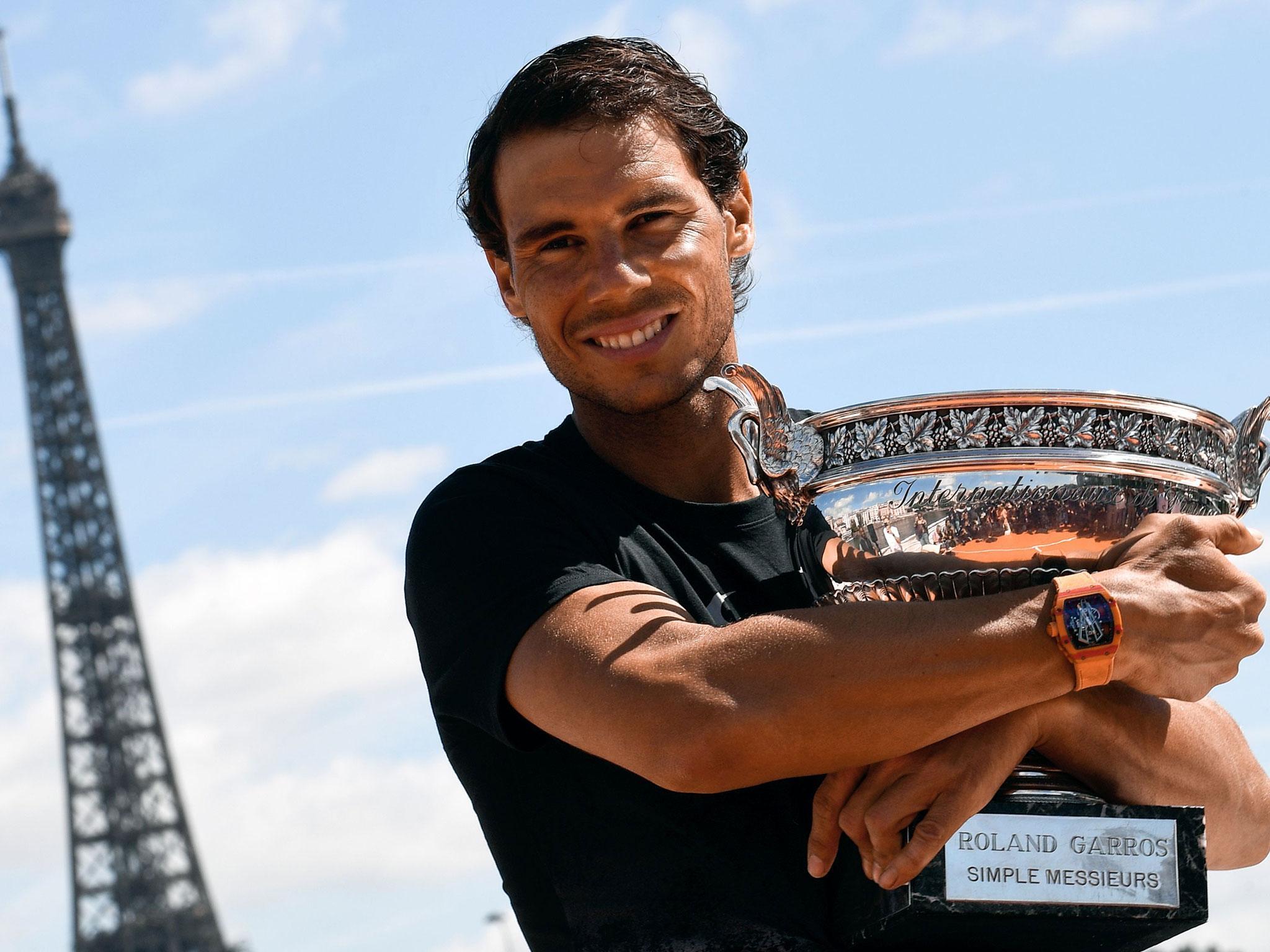 &#13;
Nadal secured his tenth French Open title on Sunday &#13;