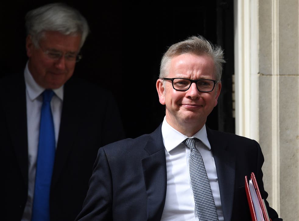 Gove has been a cheerleader for ditching EU environmental laws