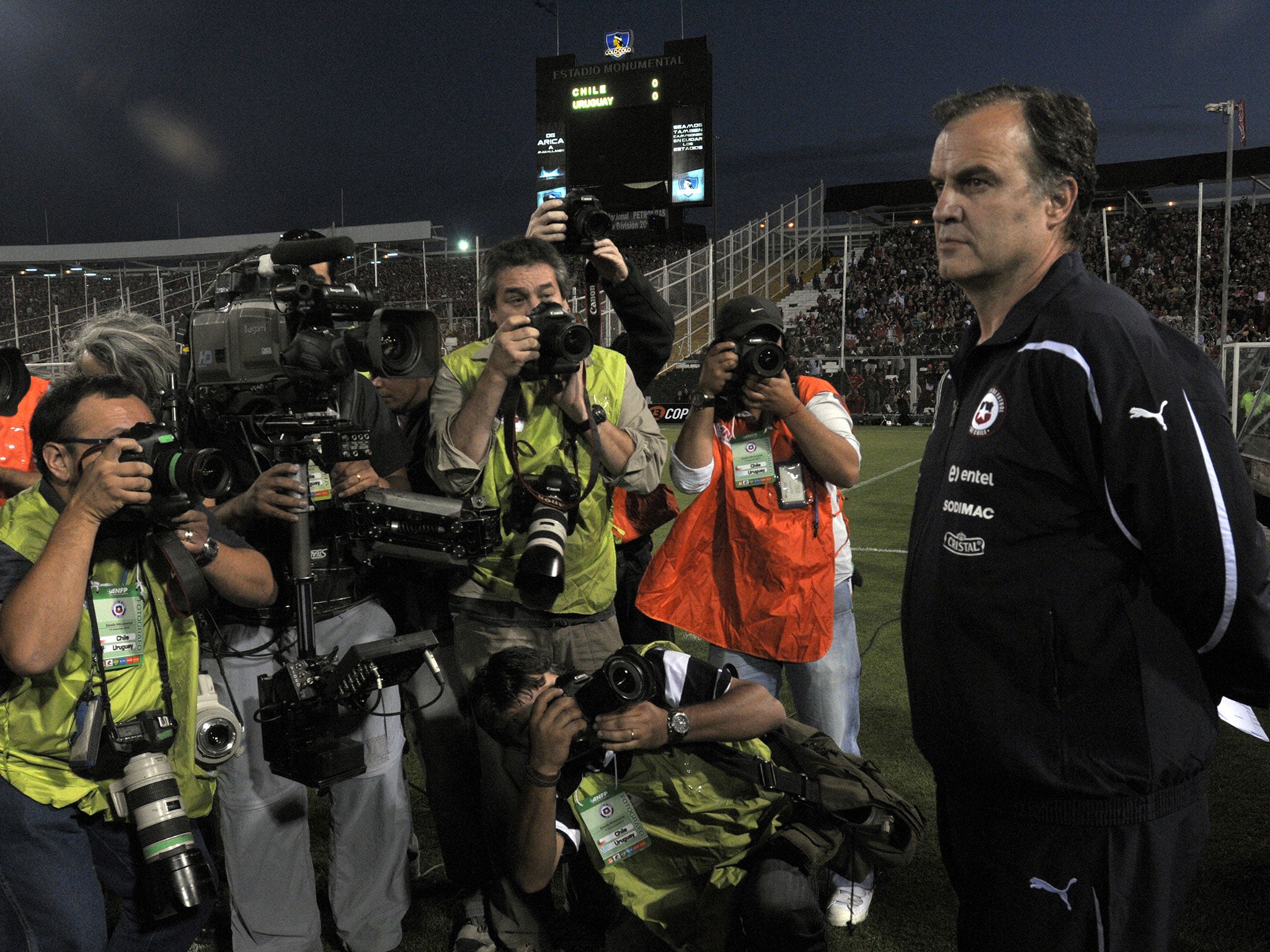 Bielsa ahead of his last game in charge of Chile