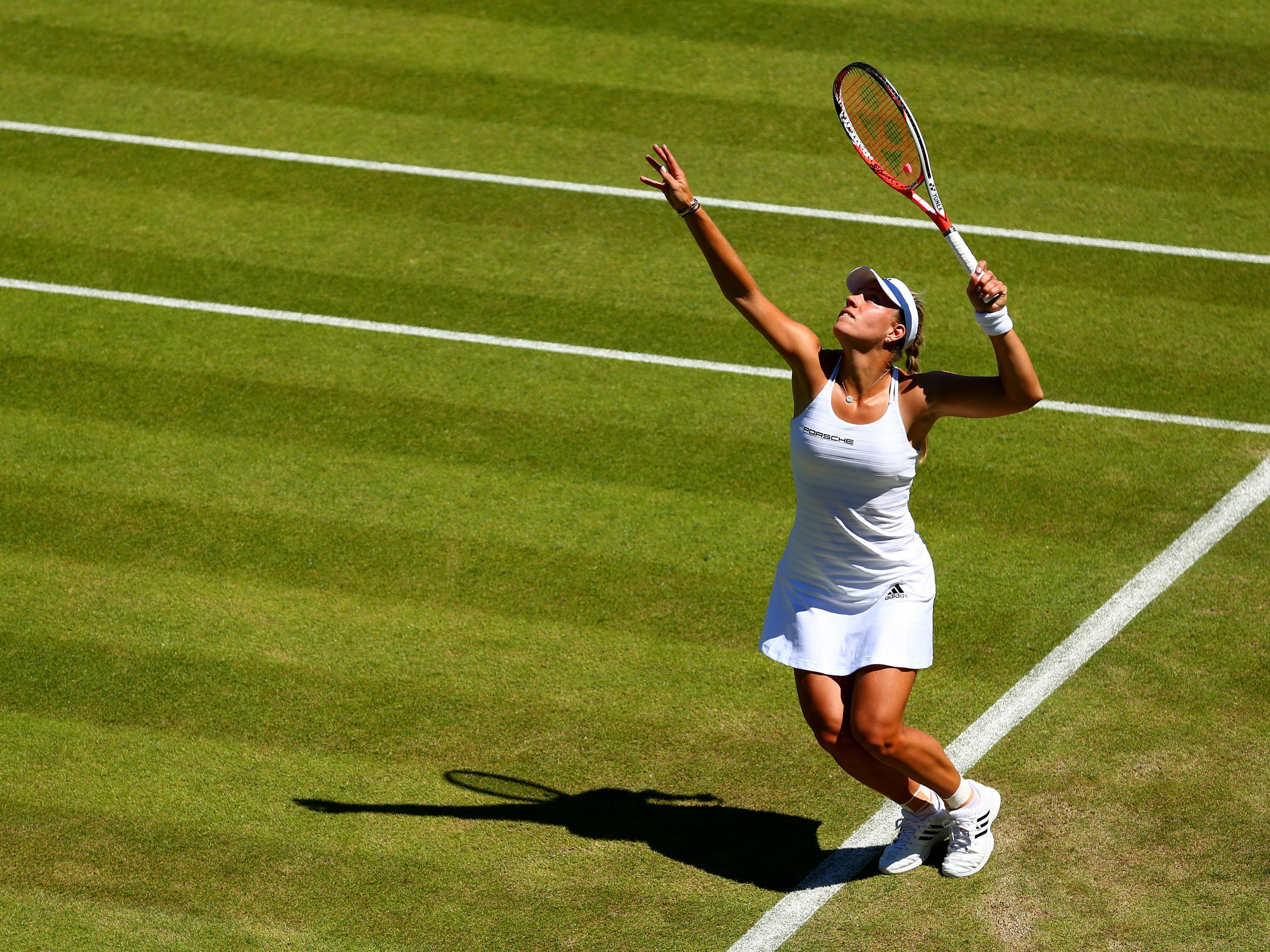 Kerber prefers the grass to the clay