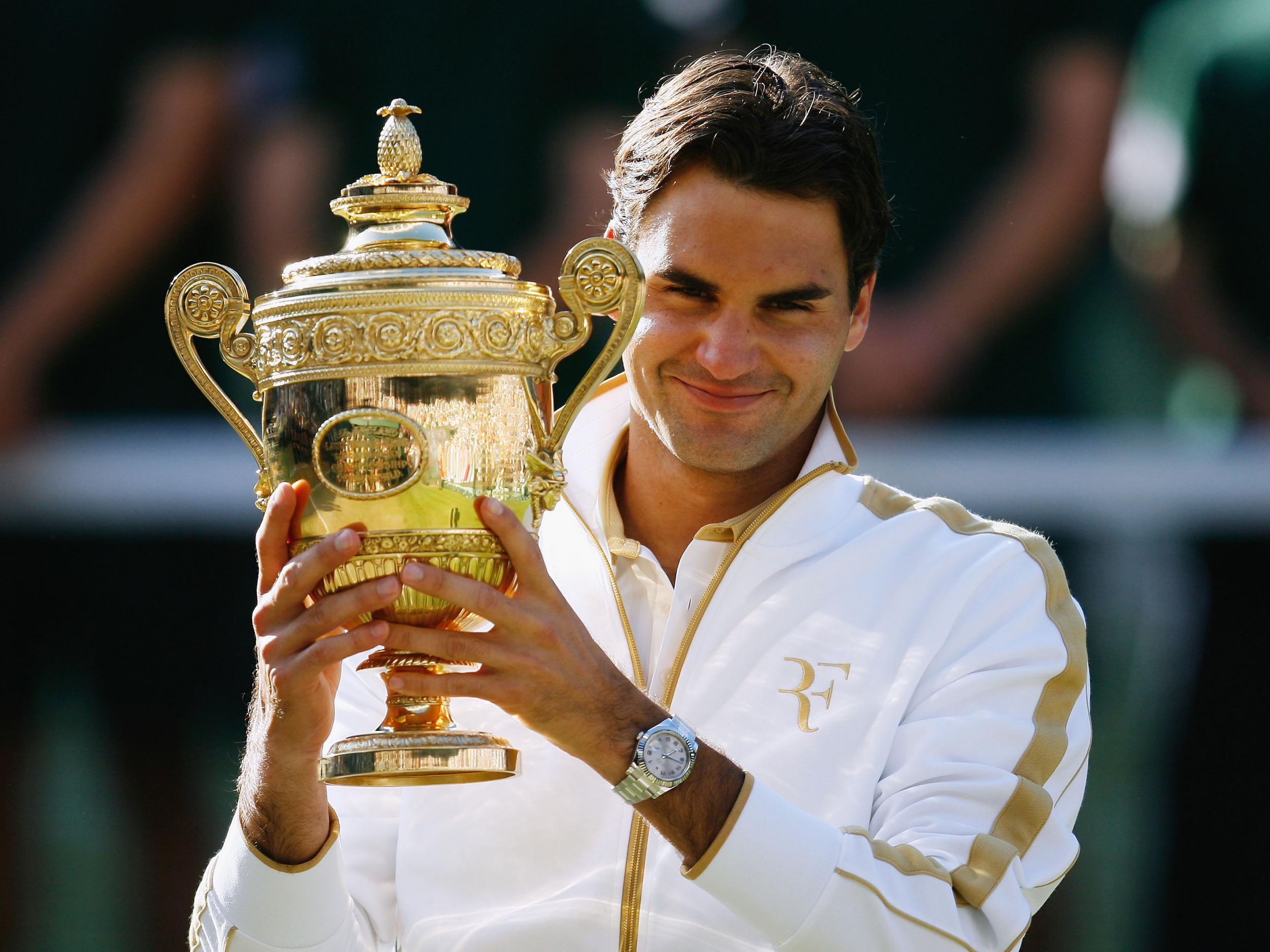 Federer is aiming to win Wimbledon for a record-breaking eighth time