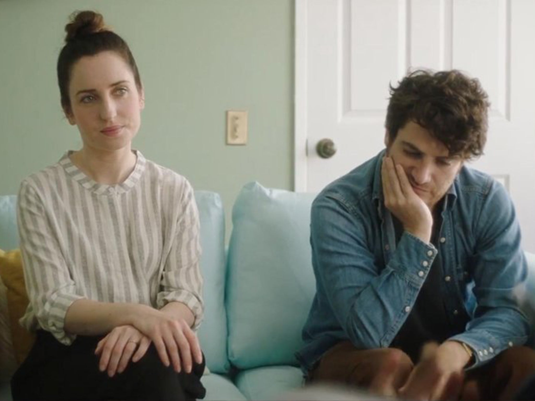 A bickering married couple played by Lister-Jones and Adam Pally decide to turn all their fights into songs in ‘Band Aid’