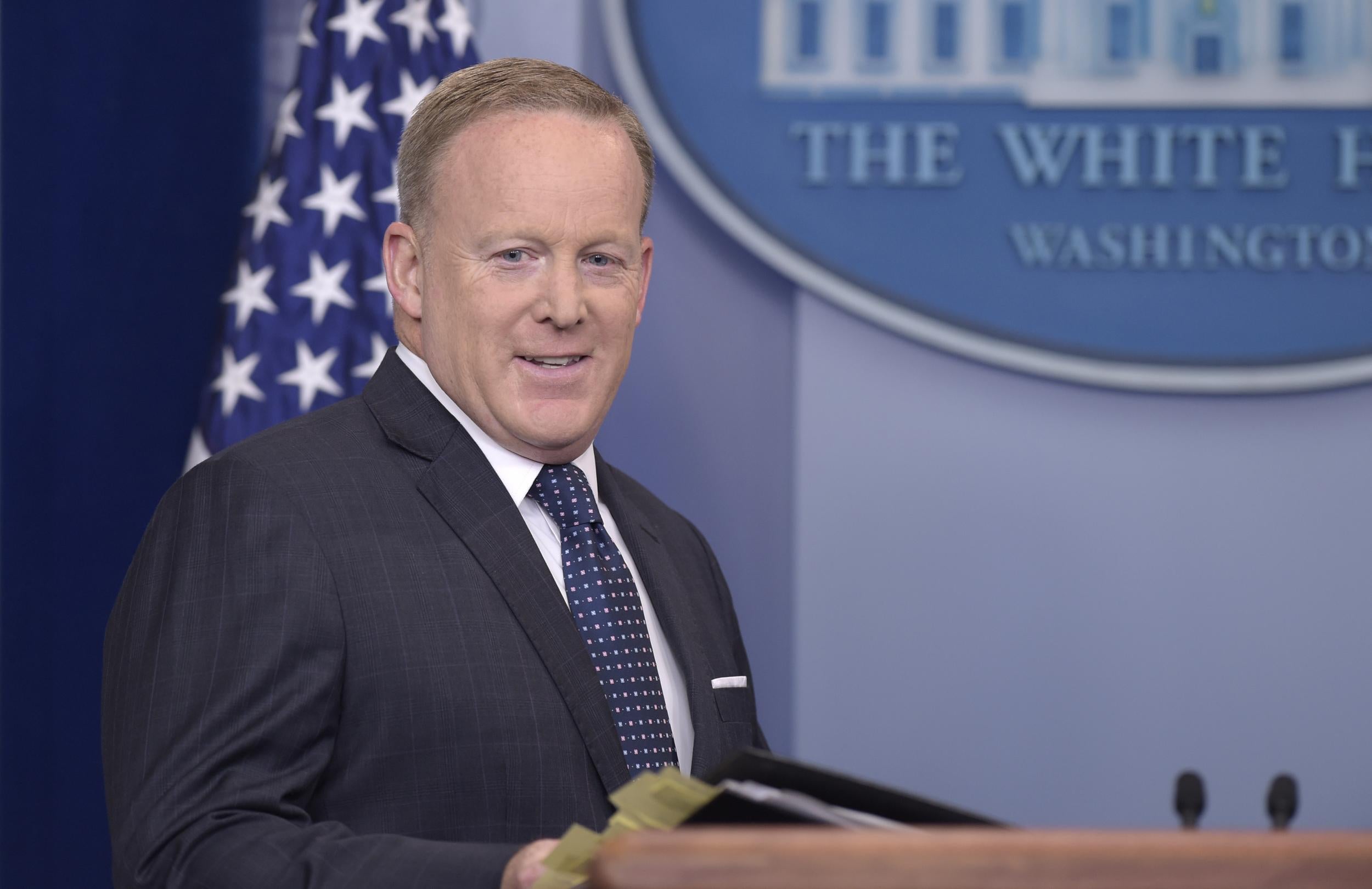 Sean Spicer is doing nicely on £136,394 a year