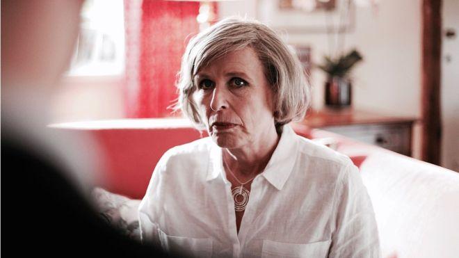 Jacqueline King as Theresa May in the upcoming docudrama