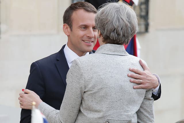 Emmanuel Macron has said that remaining in the EU is on the table for the UK