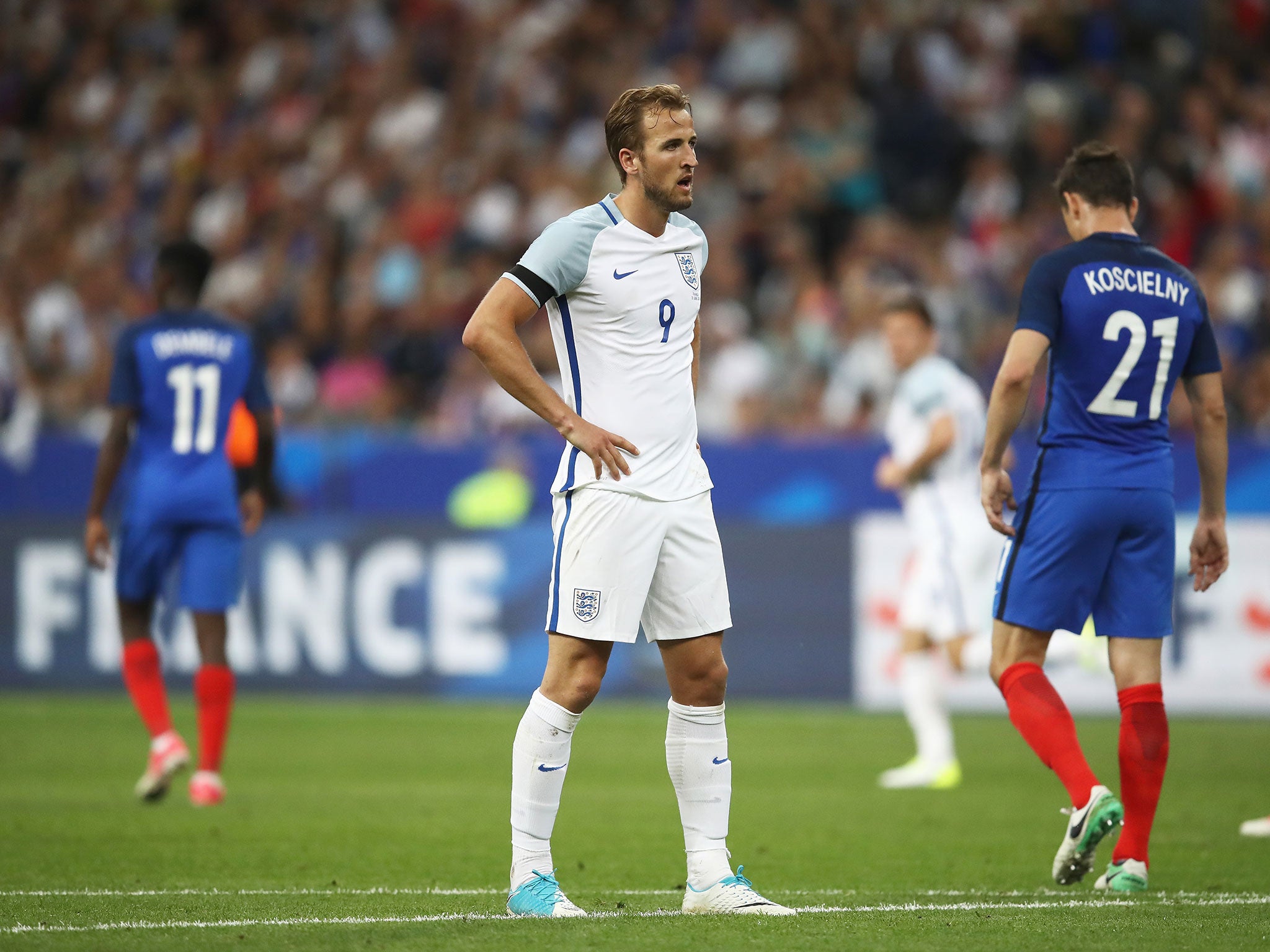 Harry Kane scored both of England's goals but it wasn't enough