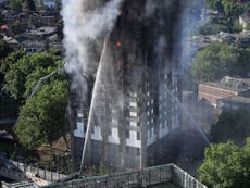 Engineer on site of huge London flat fire in case of building collapse