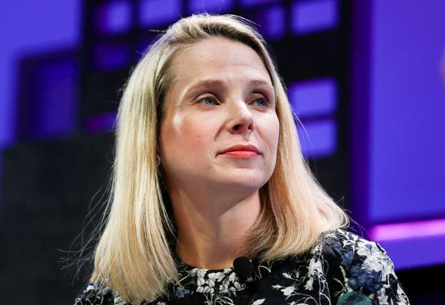 Ms Mayer announced her resignation to employees in an email on Tuesday, but said she was 'brimming with nostalgia, gratitude, and optimism'
