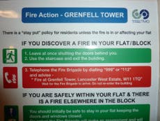 Sadiq Khan condemns fire advice to Grenfell residents to stay in flats