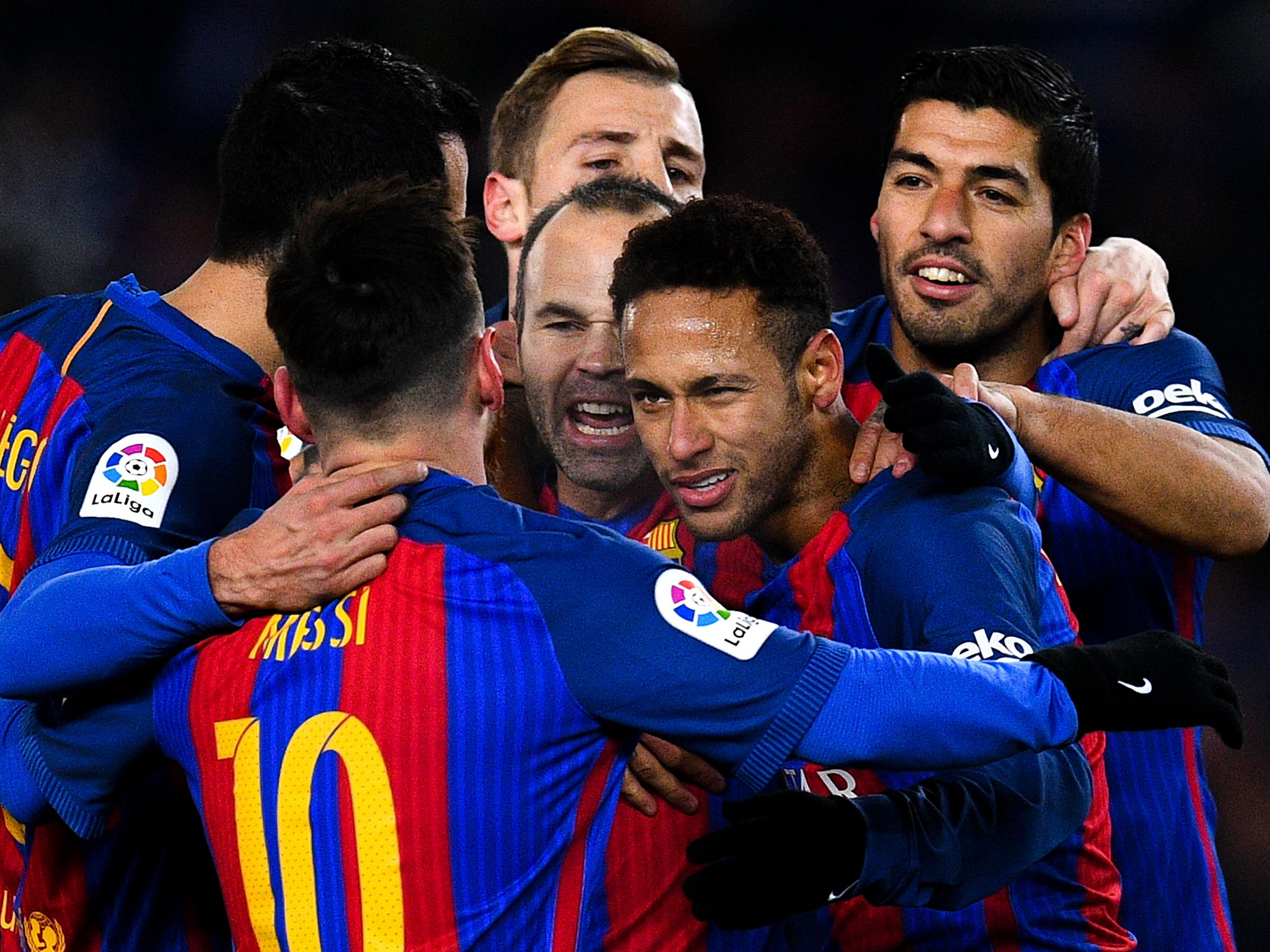 Barcelona insist that Neymar is happy at the club (Getty)