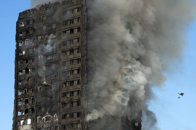 As many as 600 people were living in the tower block before it was destroyed