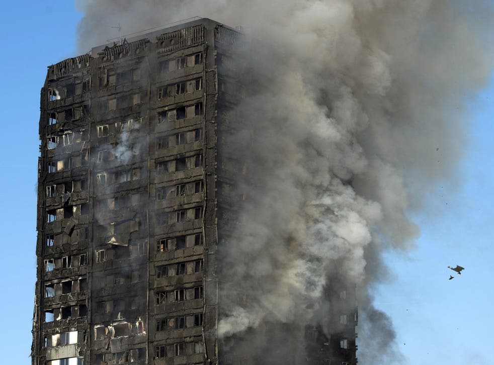 As many as 600 people were living in the tower block before it was destroyed