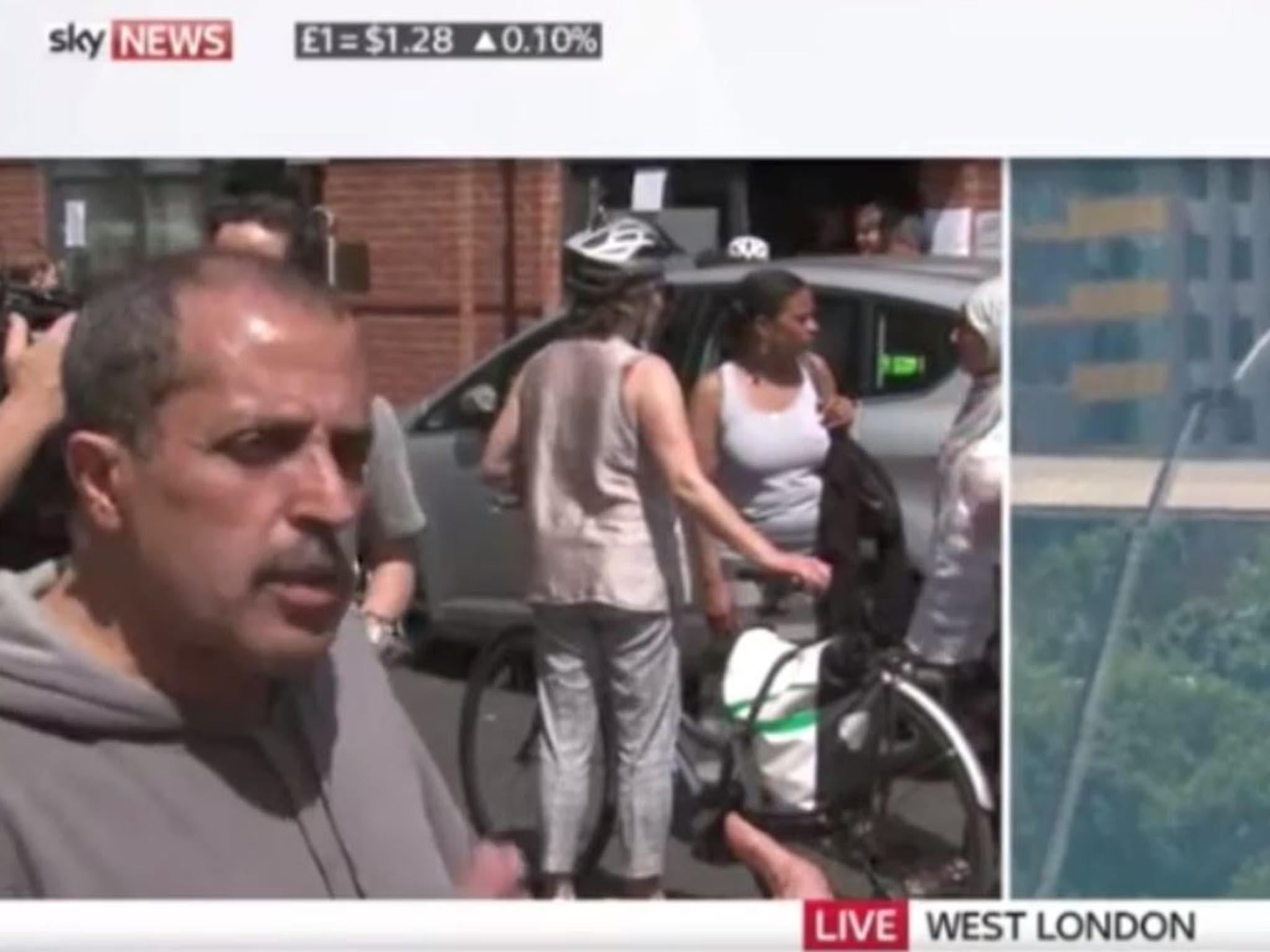 Ahmed Chellat describes the help provided by members of the local Muslim community