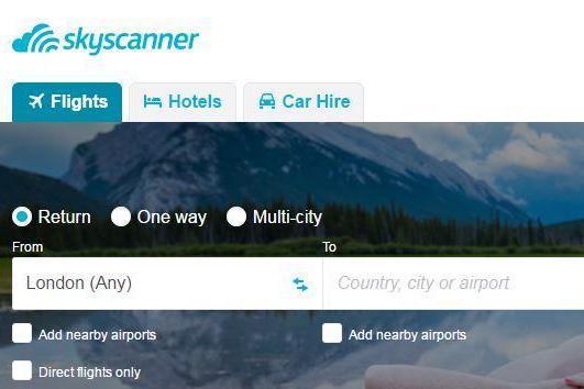 Let Skyscanner take you away - anywhere