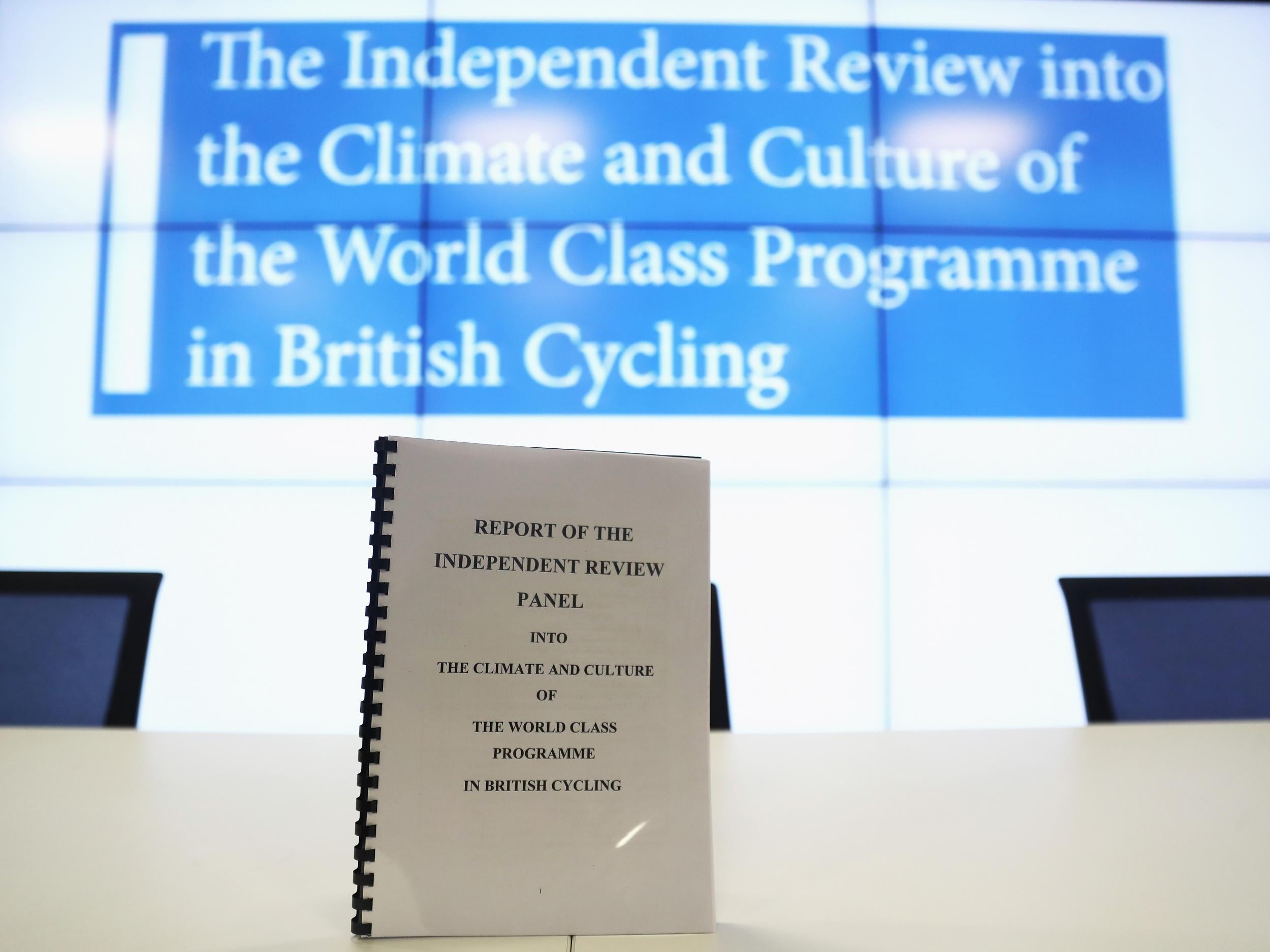 The report of the independent review into the culture and climate of British Cycling