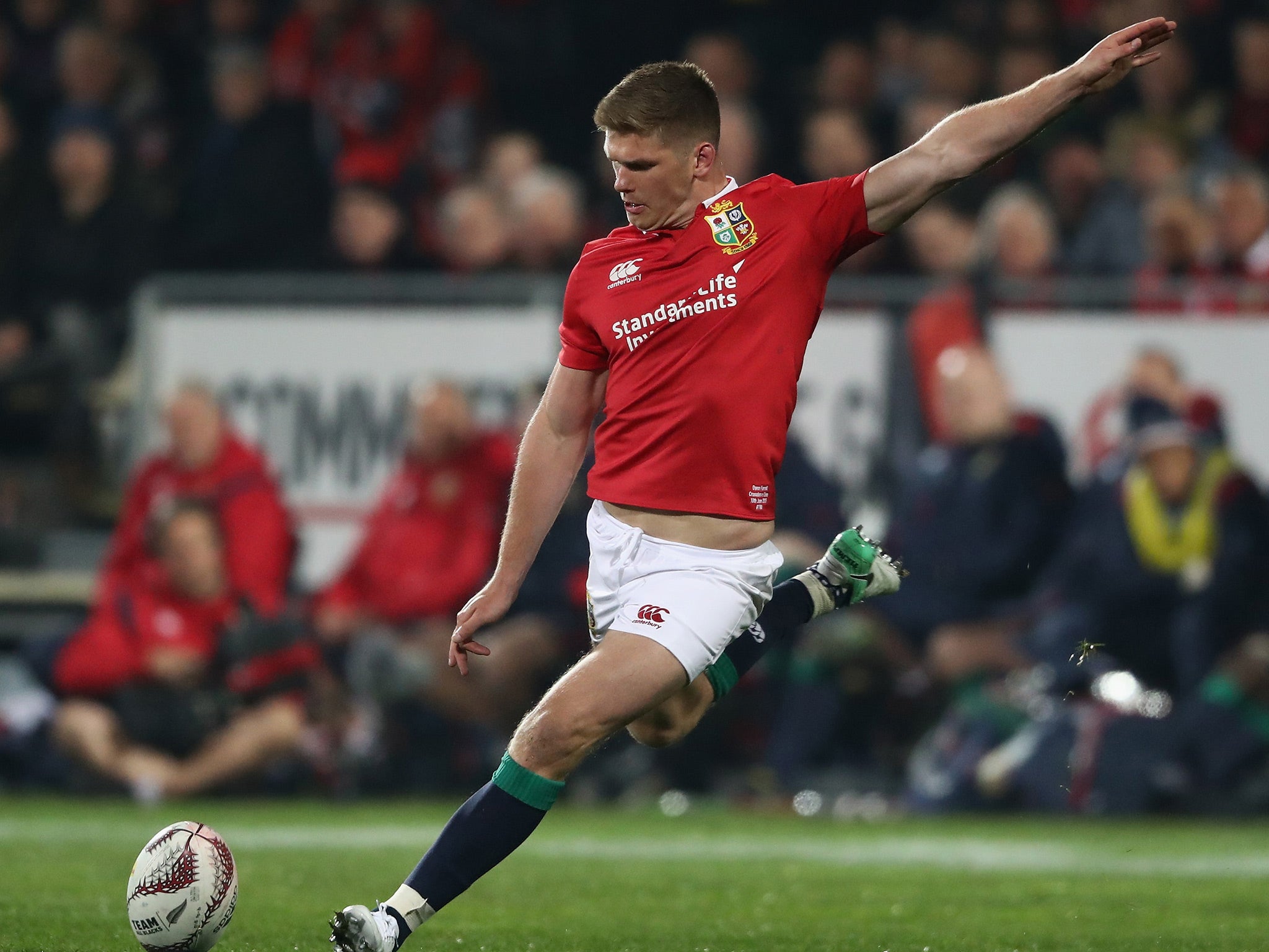 Farrell was penalised in the win over Crusaders