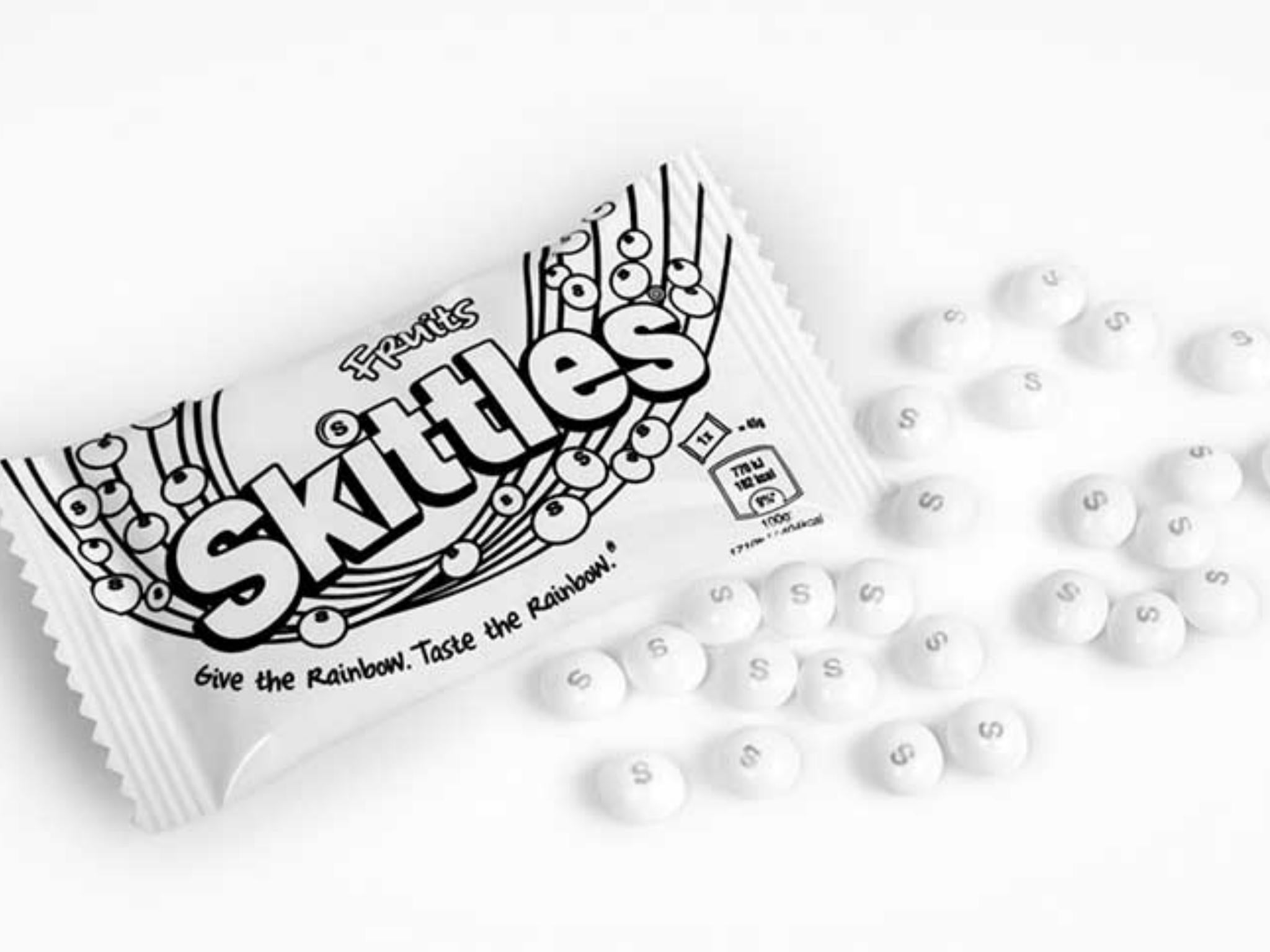 Skittles white store