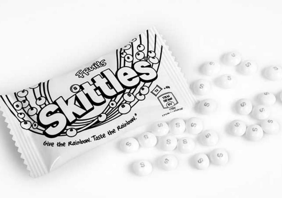 Skittles Lose Their Rainbow And Go Black And White To Celebrate