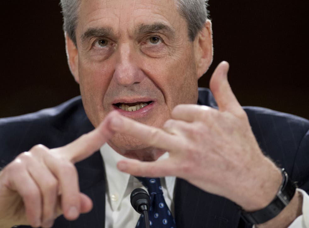 Robert Mueller is investigating alleged Russia interference in the presidential election and possible collusion with the Trump campaign