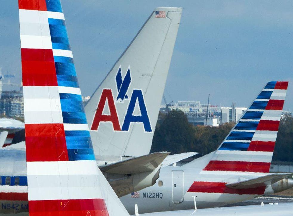 The man hallucinated on board an American Airlines flight