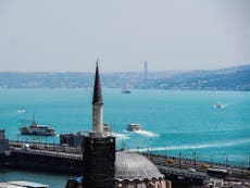 Bosphorus Strait turns bright blue due to plankton superbloom