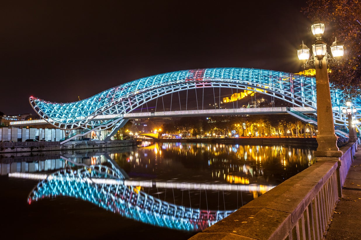 Tbilisi's Peace Bridge (Getty/iStockphoto)