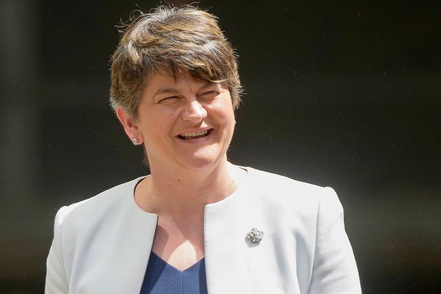 DUP leader Arlene Foster's demands appear to have horrified the Treasury