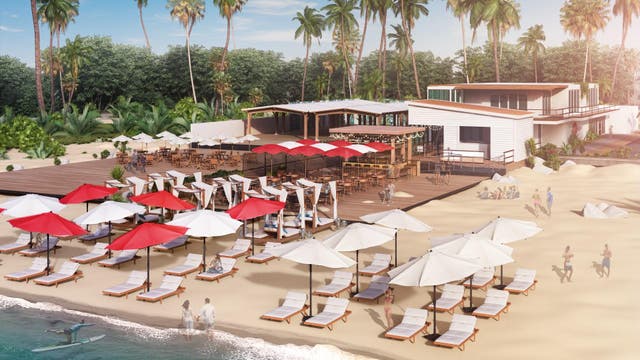 The Departure Beach will open in May 2018