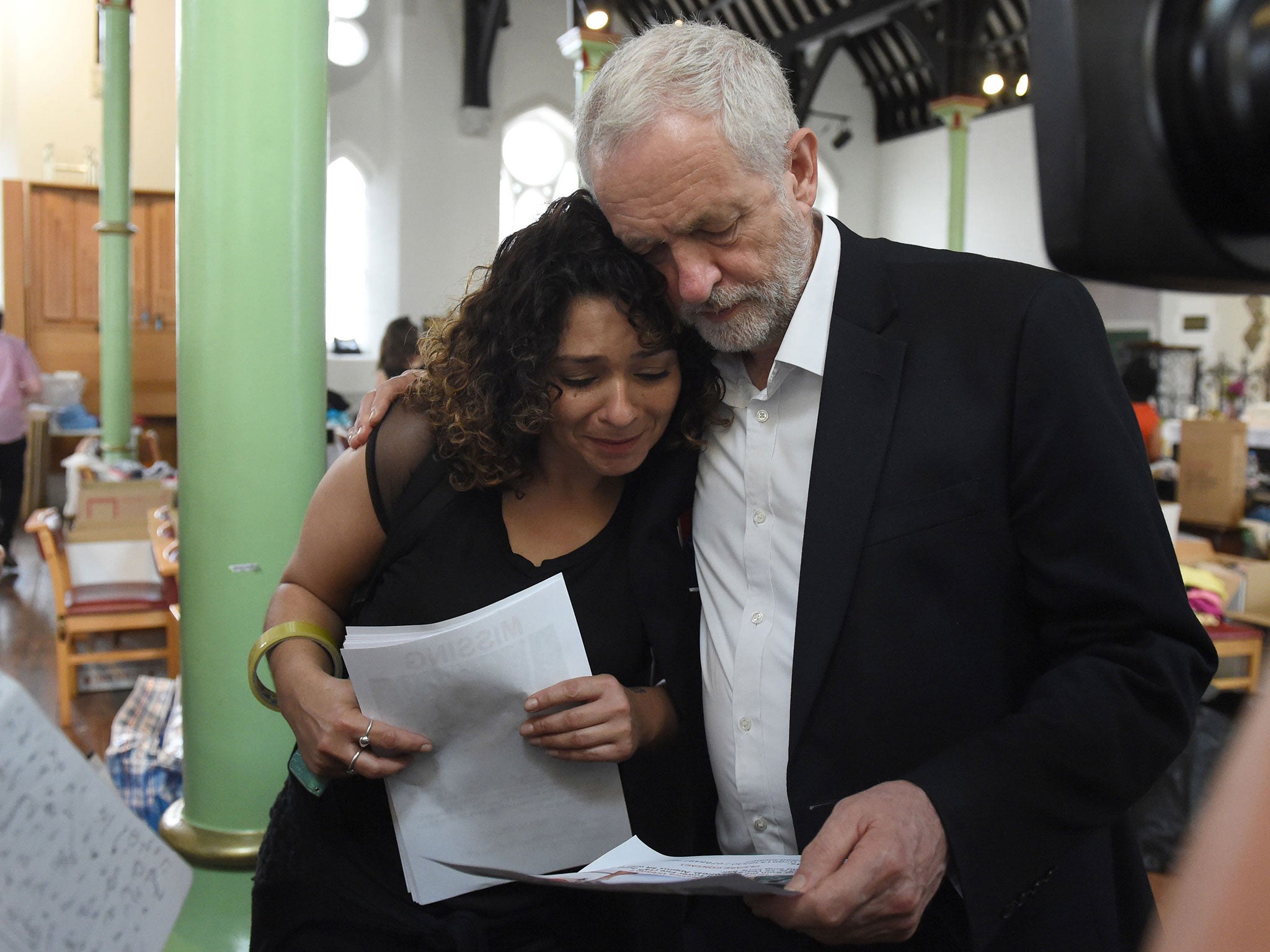 The Labour leader met with survivors in the immediate aftermath of the fire in June