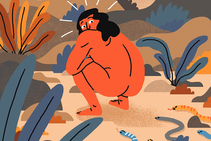‘Au naturel’: seeking relief in nature can attract hazards (© Chester Holme)