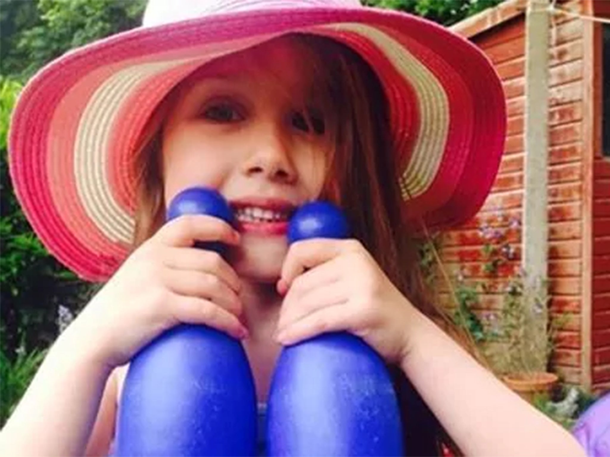 Summer Grant, who died aged 7 when a bouncy castle was blown away